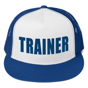 Personal Trainer Royal Blue Truckers Hat