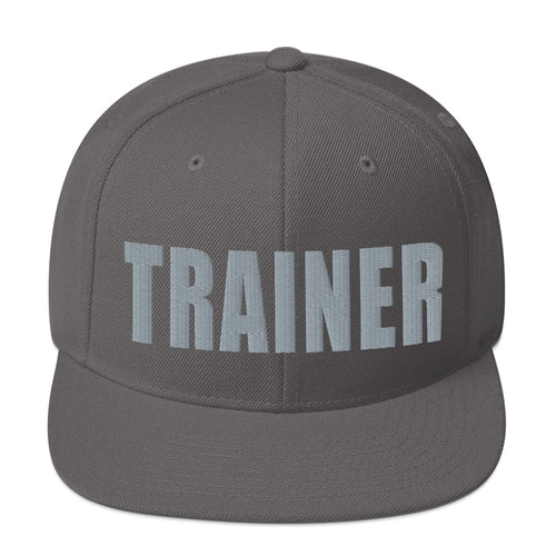 Personal Trainer Dark Gray Snapback Hat