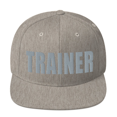 Personal Trainer Gray Snapback Hat