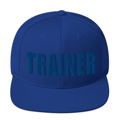 Personal Trainer Royal Blue Snapback Hat