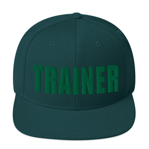 Personal Trainer Green Snapback Hat