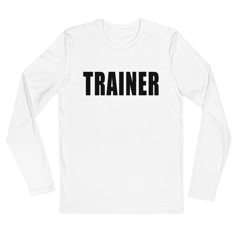 Personal Trainer Men's Long Sleeve Fitted T Shirt