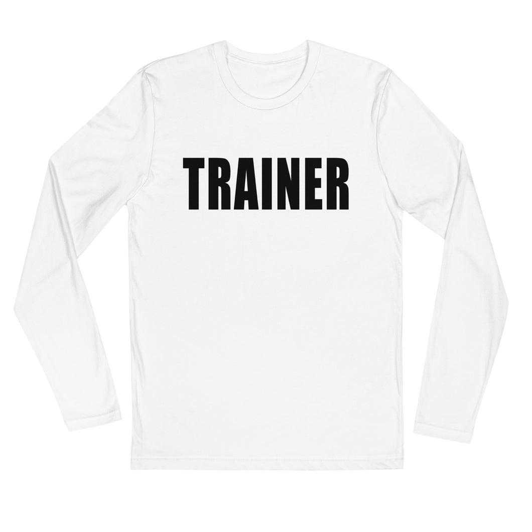 Personal Trainer Men's Long Sleeve Fitted T Shirt