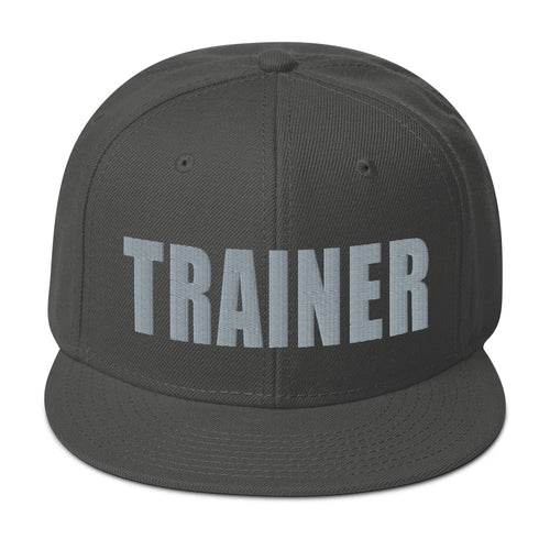 Personal Trainer Charcoal Gray Snapback Otto Hat