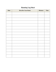 7 Editable Exercise and Diet Log Templates
