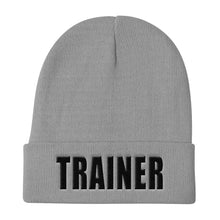 Load image into Gallery viewer, Personal Trainer Solid Colored Knit Beanie (More colors available)
