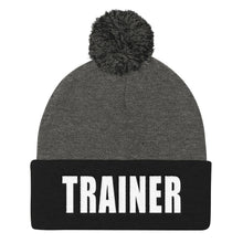 Load image into Gallery viewer, Personal Trainer Pom Pom Knit Cap