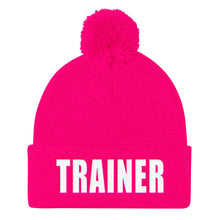 Load image into Gallery viewer, Personal Trainer Pom Pom Knit Cap