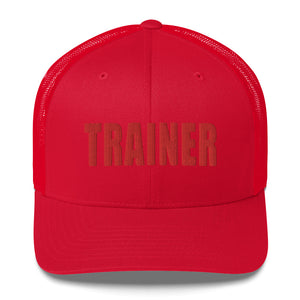 Personal Trainer Red Trucker Hat